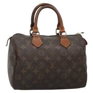 LOUIS VUITTON Monogram Speedy 25 Hand Bag M41528 LV Auth 135618